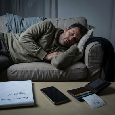 Marit de la Núria i amant de la Míriam. Un home de mitjana edat que comença a tenir "xacres"